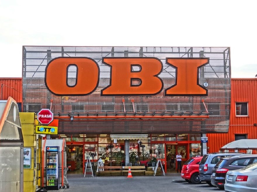 Obi Baumarkt von Aussenansicht.